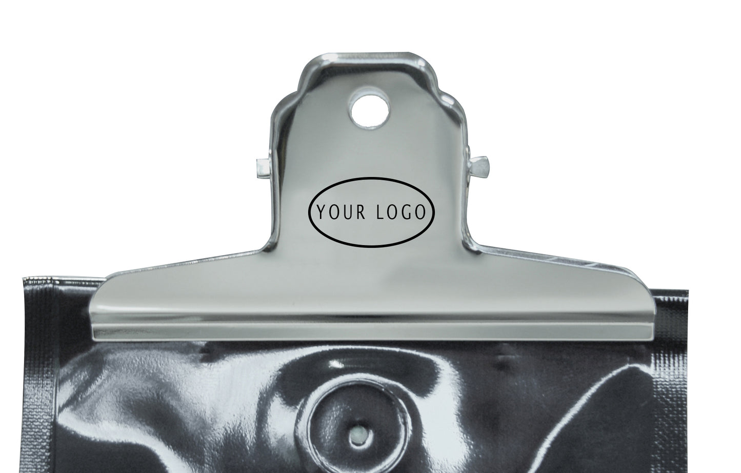 24 personalisierbare Kaffee Tüten Clips & IHR Logo