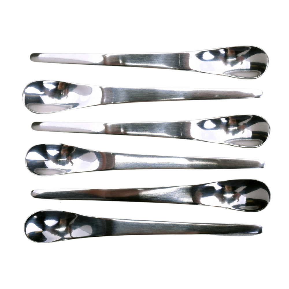 Espresso spoon set of 6 made of stainless steel
