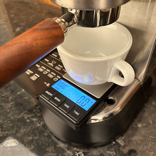 Espresso scale with timer - coffee scale