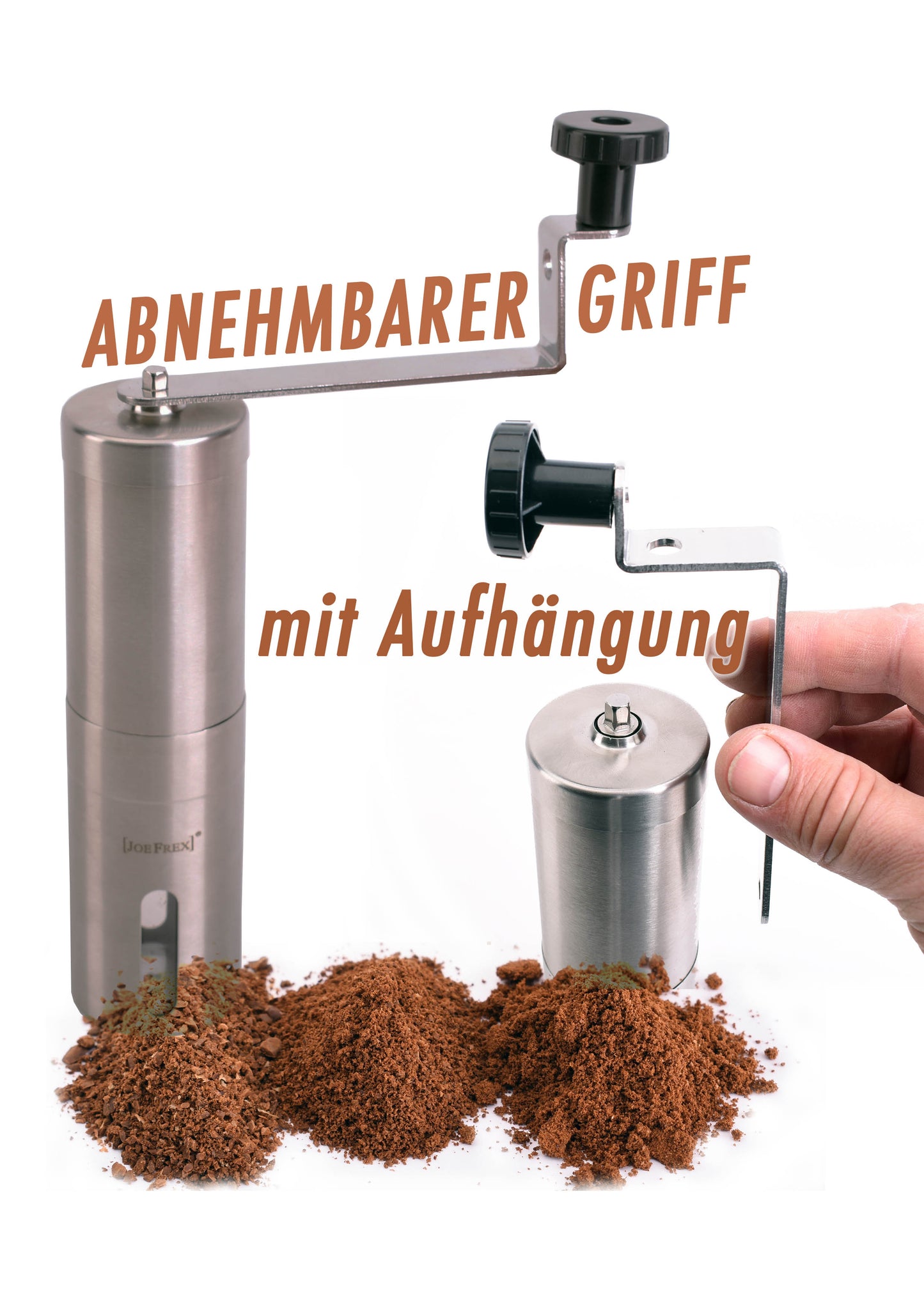 Manual Coffee Grinder - Hand Grinder Stainless Steel