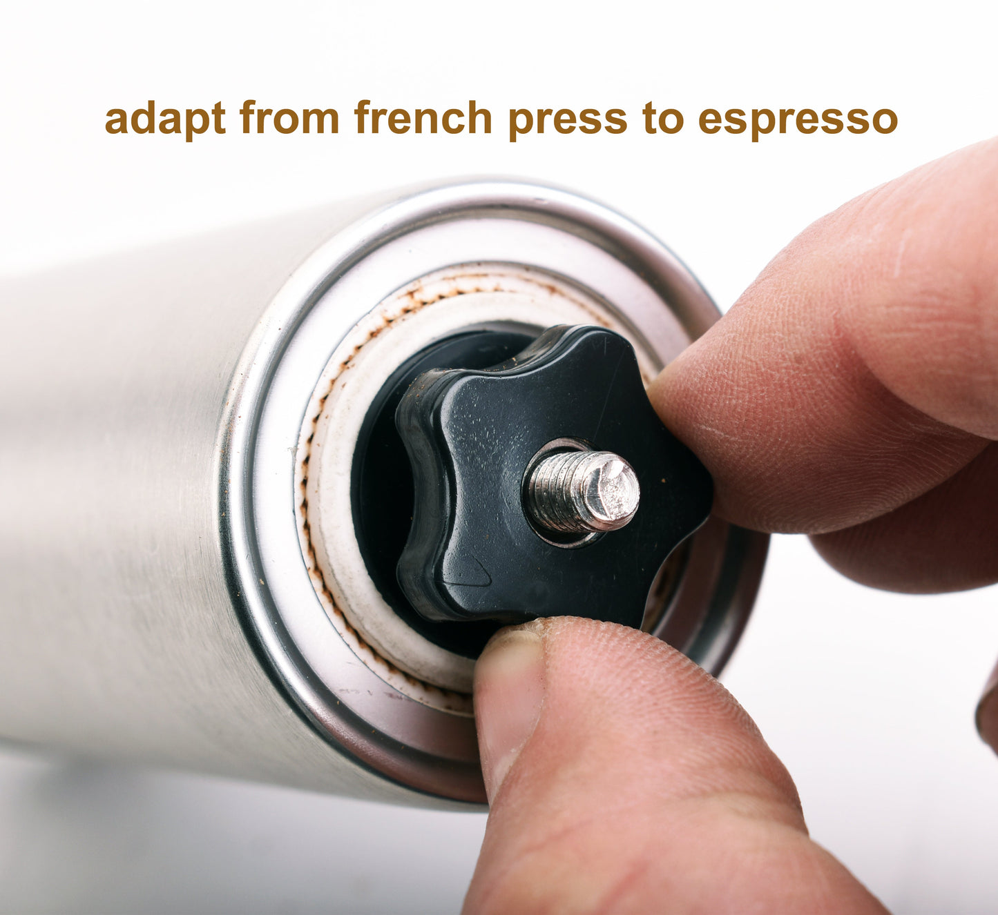 coffee hand grinder for espresso – adapt from french press to espresso