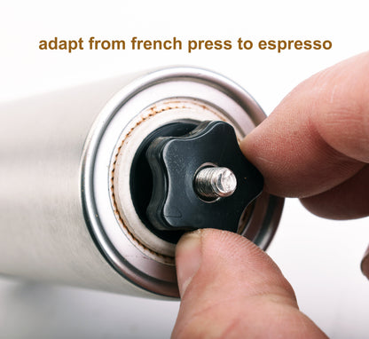 coffee hand grinder for espresso – adapt from french press to espresso