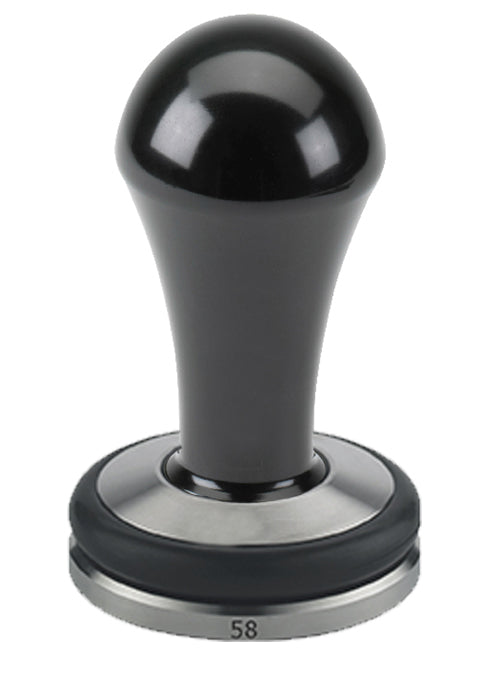 Espresso Tamper Handle Massive Iron Black is for pressing the coffee ground