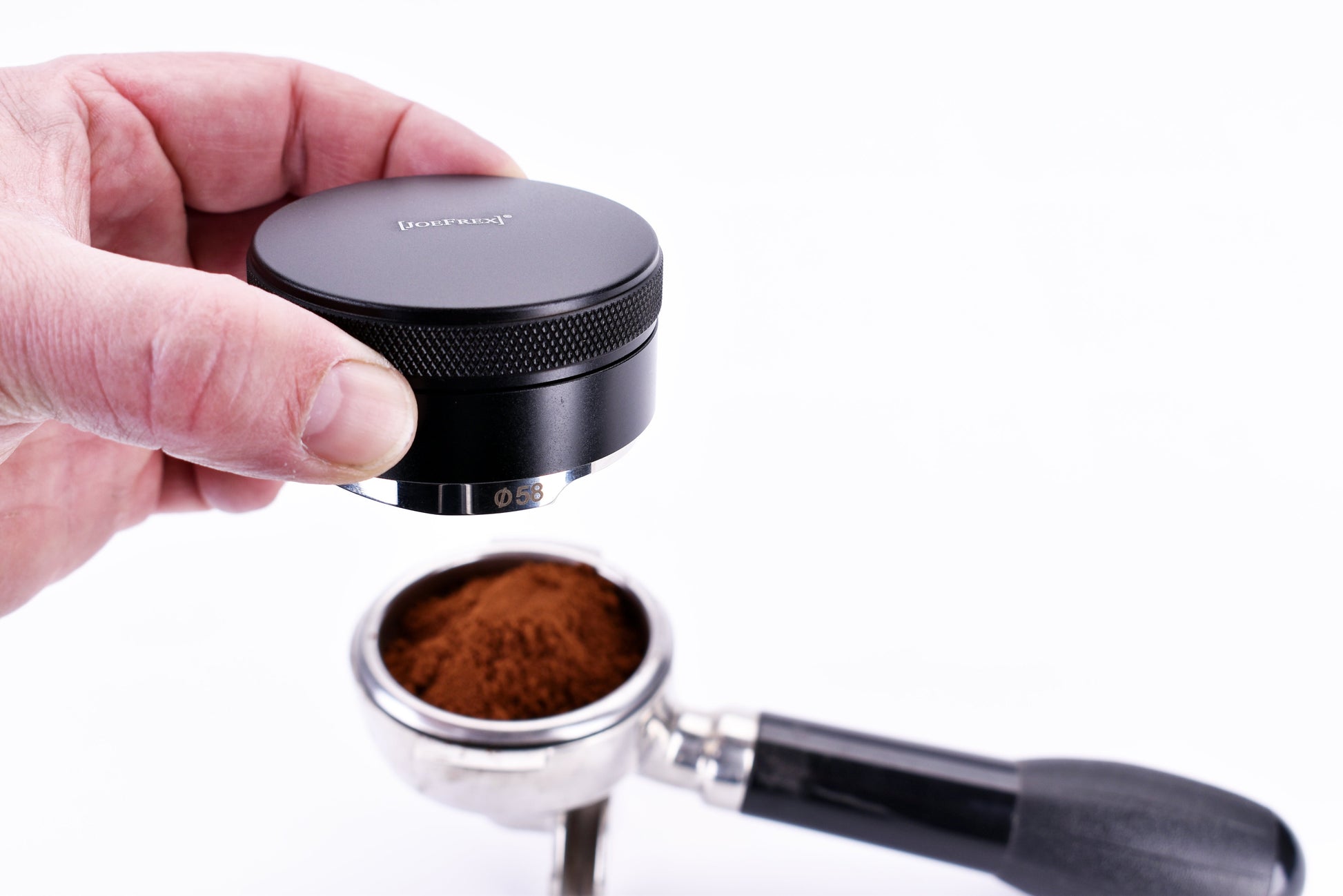Leveler Tamper / Coffee Distributor Black  51mm adjustable depth
