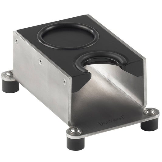 Tamping Station Exclusive Black, Solid Tamper Stand
