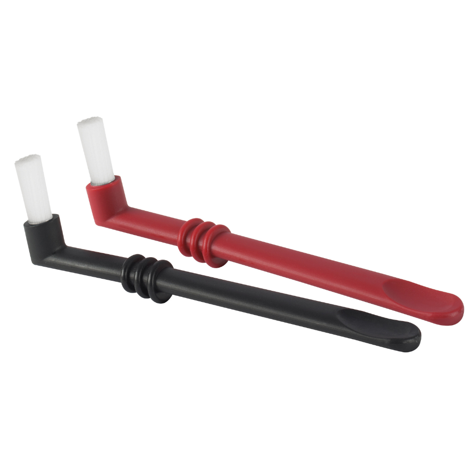 Group brush / coffee brush - basic black/red