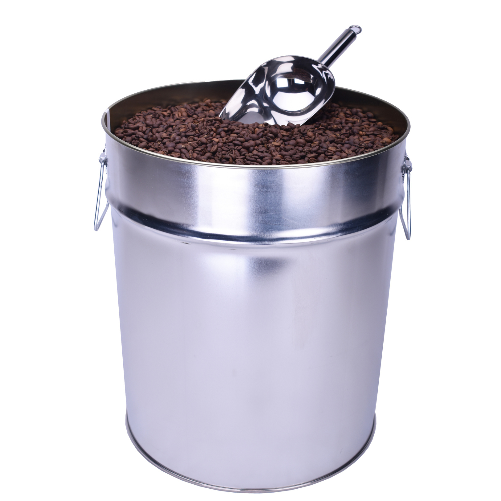 Tinplate bucket 30L - Hobbock 12kg coffee