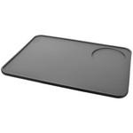 Tamper mat black - tamping mat with tamper stand