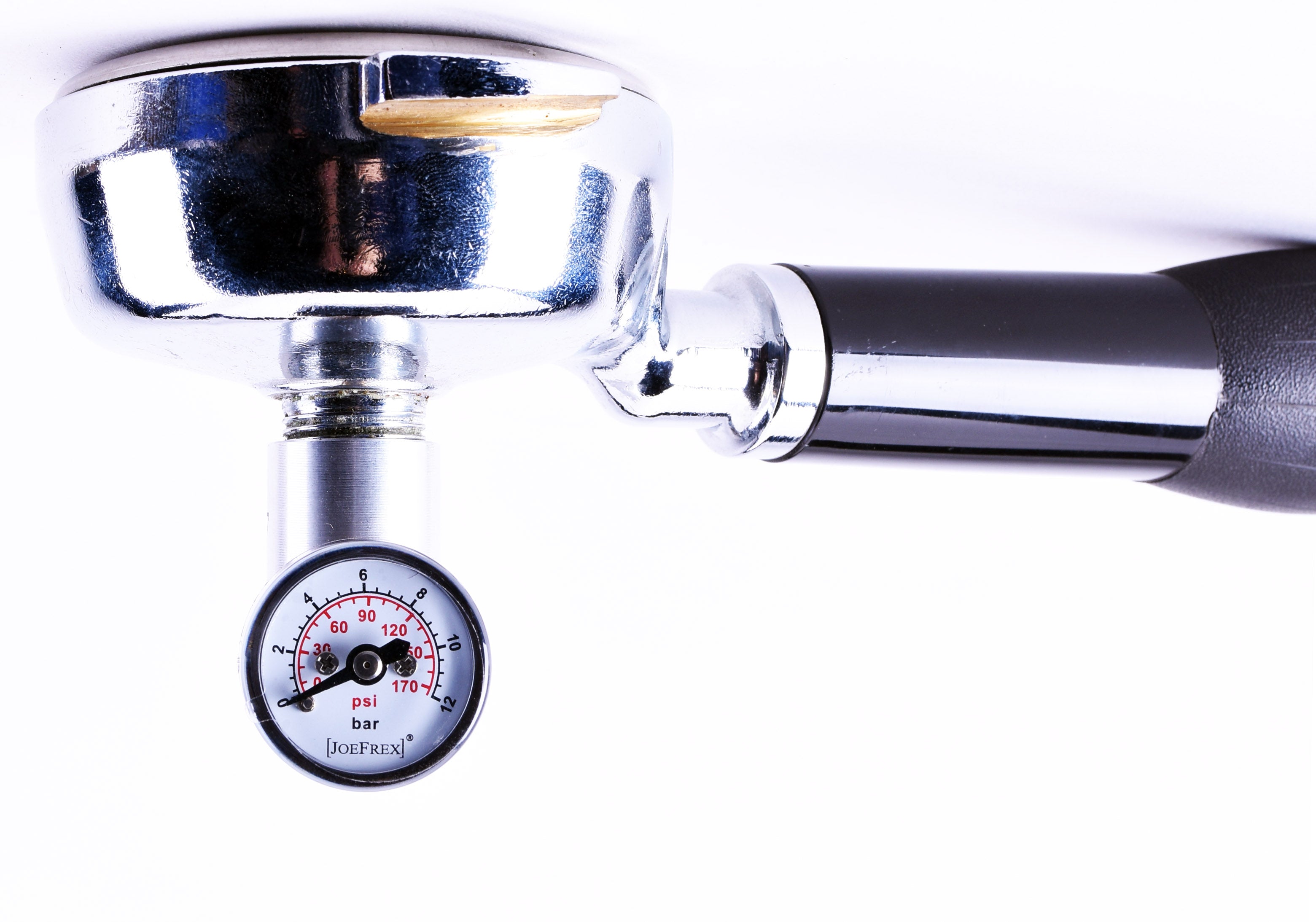 Brewing pressure gauge for measuring pressure