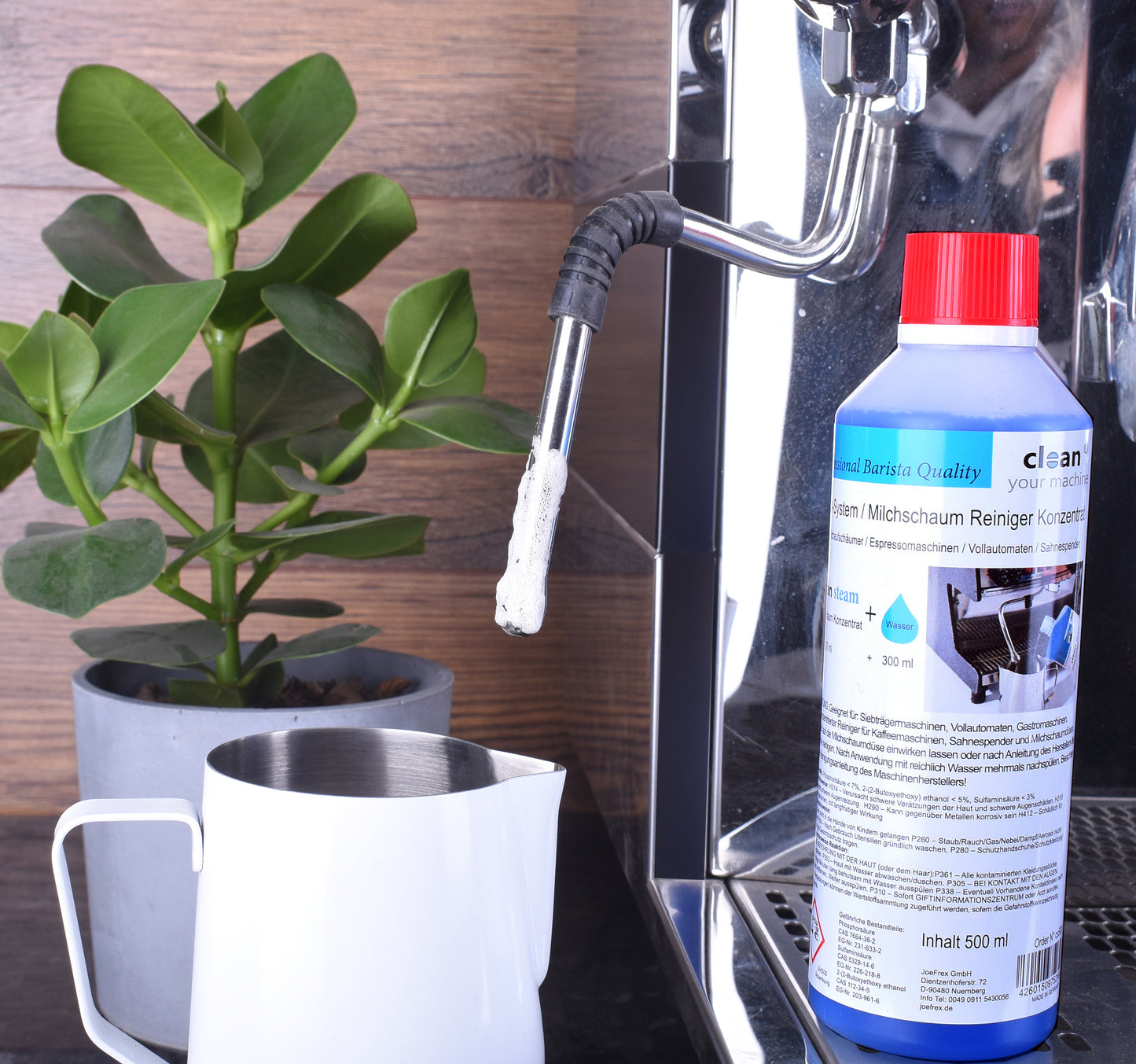 Liquid cleaner milk foam - Clean Steam