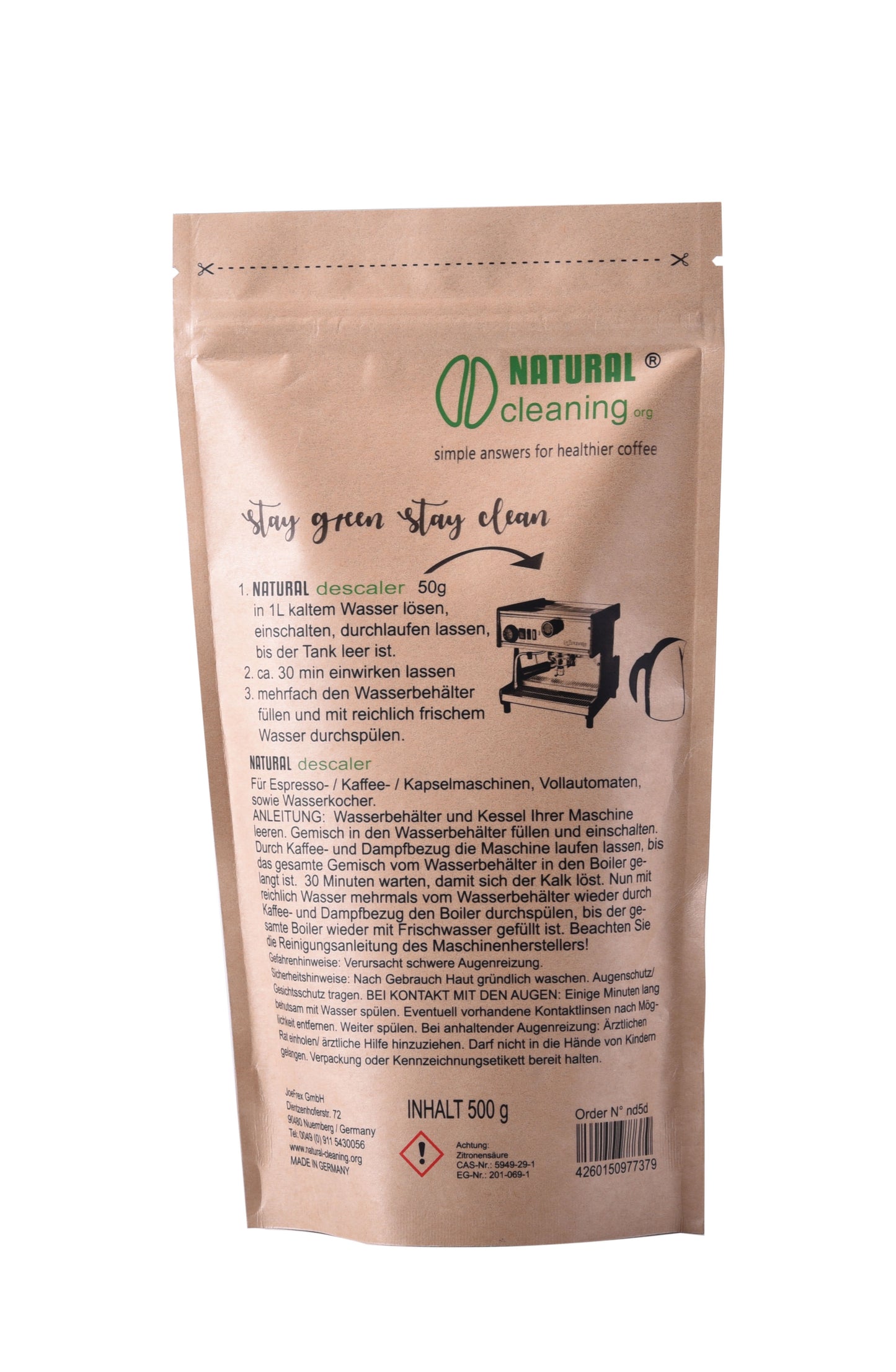 Natural descaler 500g - Descaler