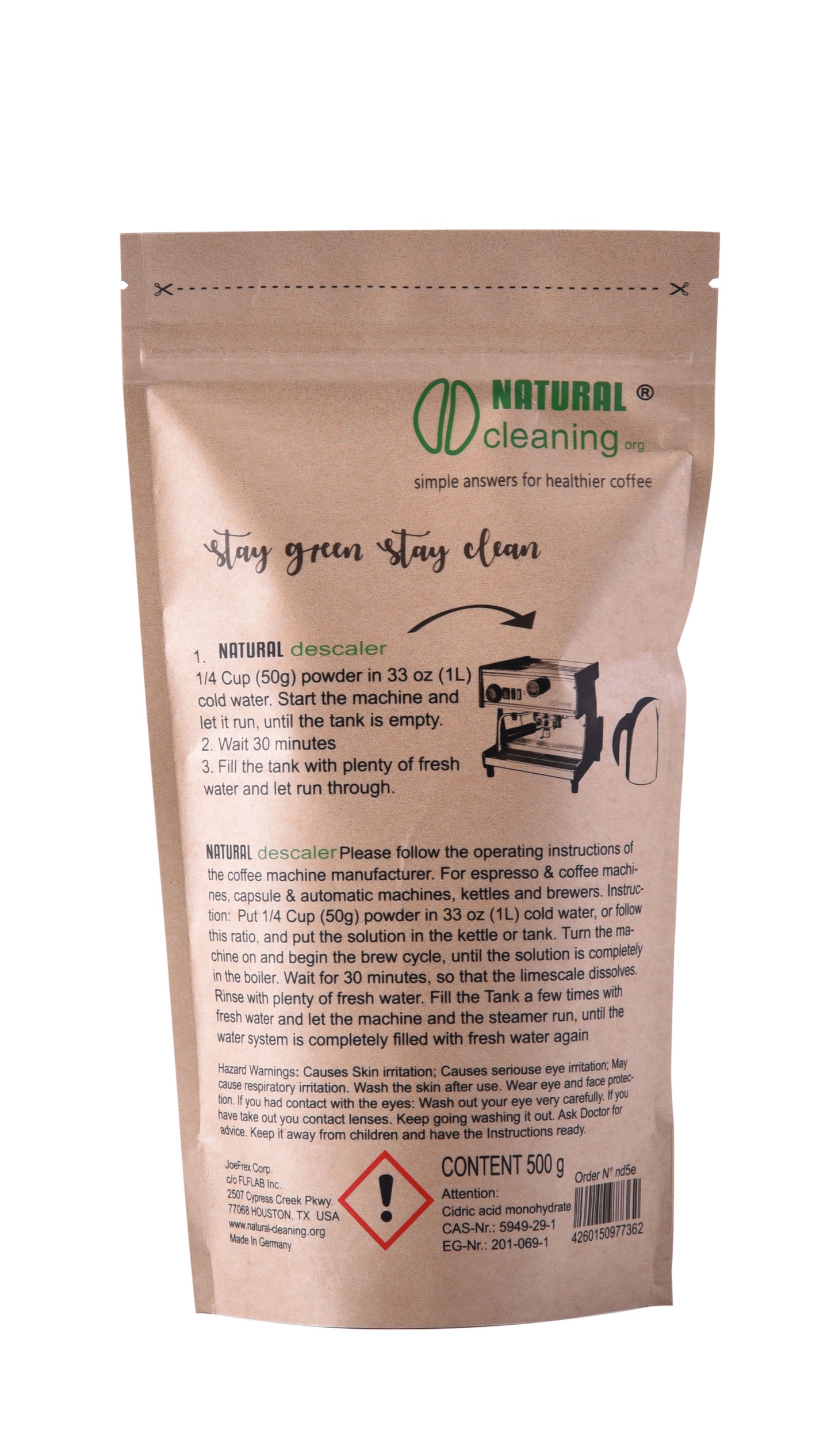 Natural descaler 500g - Descaler