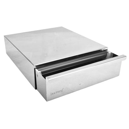 polished stainless steel brewing drawers