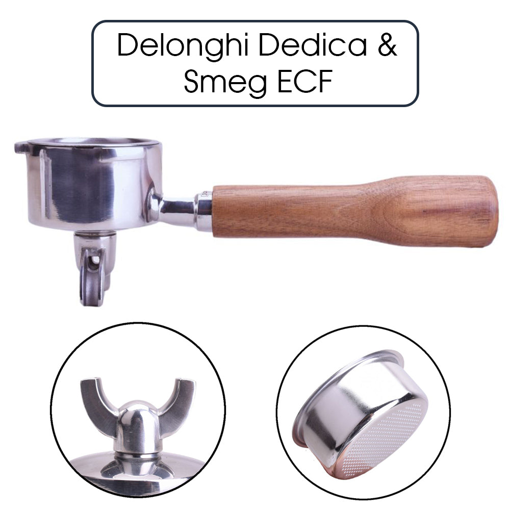 Delonghi Dedica & Smeg ECF Siebträger