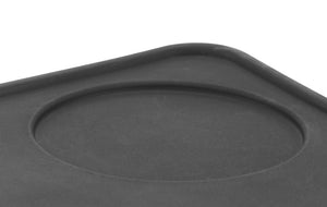 Espresso Tamping Mat S, Coffee Packing Mat 6"x8" Silicone food grade black, Tamper Rest