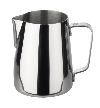 Steaming & Frothing Milk Pitcher Classic Stainless Steel. italian style milk pitcher 20 oz