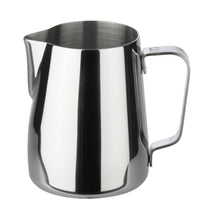 Load image into Gallery viewer, Steaming &amp; Frothing Milk Pitcher Classic Stainless Steel. italian style milk pitcher 20 oz