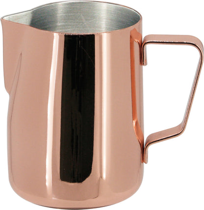 Steaming & Frothing Milk Pitcher Stainless COPPER  12oz