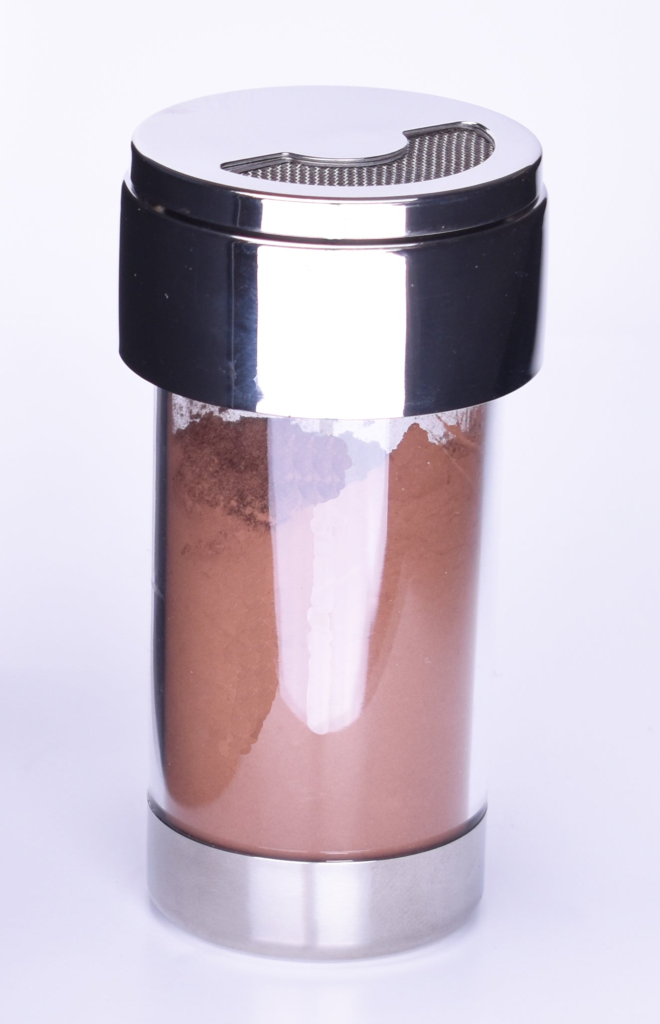 Chocolate dispenser filled with powder