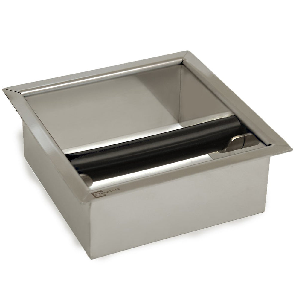 Knock Box Counter Top S - This practical knock out chute with open bottom can be recessed